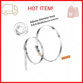 B4122MHDYB-75 MIAHART Hose Clamp Steel Duct Pack Worm #2