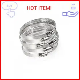 B4122MHDYB-75 MIAHART Hose Clamp Steel Duct Pack Worm