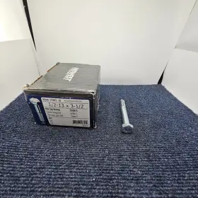 00344 MIDWEST Zinc Steel Hex Cap Screws