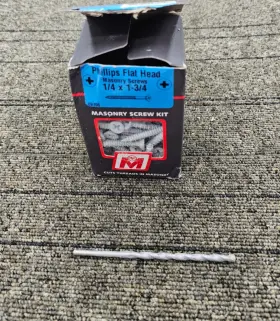 09705 MIDWEST Phillips Flat Head Concrete Screw