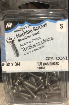 11050 MIDWEST Steel Phillips Pan Head Screws Box