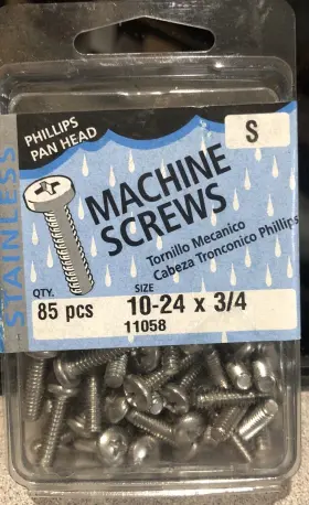 11058 MIDWEST Steel Phillips Pan Head Screws Box