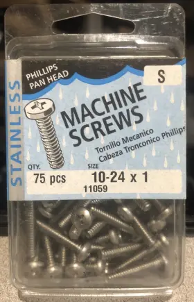 11059 MIDWEST Steel Phillips Pan Head Screws Box