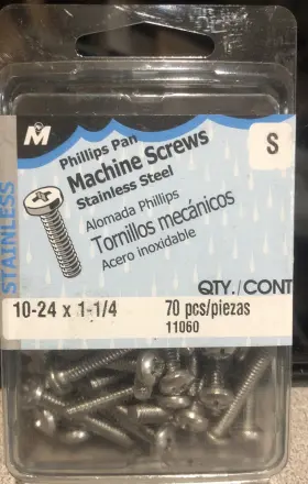 11060 MIDWEST Steel Phillips Pan Head Screws Box