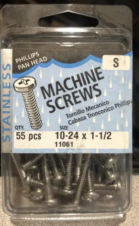 11061 MIDWEST Steel Phillips Pan Head Screws Box