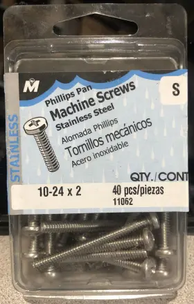 11062 MIDWEST Steel Phillips Pan Head Screws Box