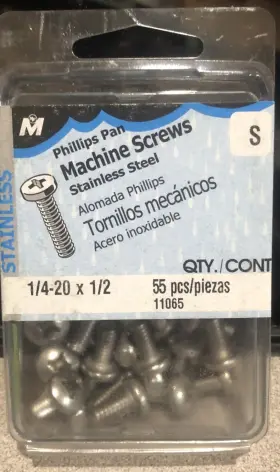 11065 MIDWEST Steel Phillips Pan Head Screws Box