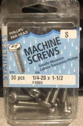 11069 MIDWEST Steel Phillips Pan Head Screws Box