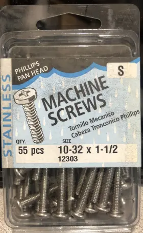 12303 MIDWEST Steel Phillips Pan Head Screws Box