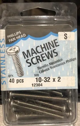 12304 MIDWEST Steel Phillips Pan Head Screws Box