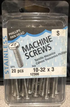 12306 MIDWEST Steel Phillips Pan Head Screws Box