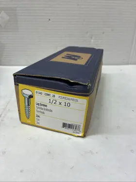 738287013436 MIDWEST Zinc Hex Head Lag Screws