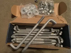 09404 MIDWEST FASTENER Dip Galvanized Anchor Bolts