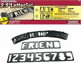 722208798434 MILESCRAFT Horizontal Template Set