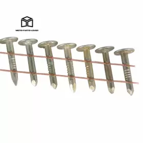 MP1738349L MOTO-PARTS-LOVER Galvanized Coil Roofing Nails #3