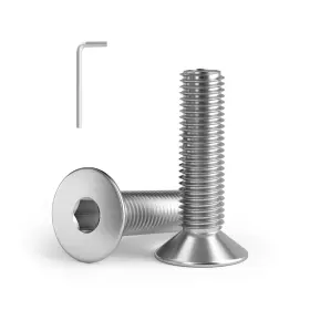 CTNLJ391-4-4 MOYOCODI Pack Flat Head Hex Socket Cap Screws