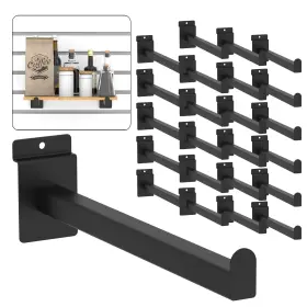 GBBGT-24 MQKIWAO Slatwall Shelf Bracket Slat Wall Shelves