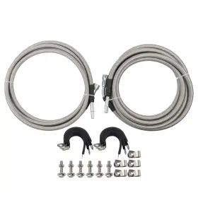 QFF0004SS MUCO Fuel Line Flexible Braided Steel Kit