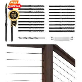 MZZ1838 MUZATA Pack Cable Railing Swage Lag Kit