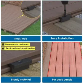 MZZ1922 MUZATA Deck Hidden Fastener Clips Decking Fas #3