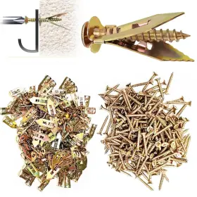 LS-1 MVLIAST Drilling Drywall Anchors Wall Screws Kit
