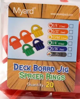 DJS3.2 MYARD Deck Board Jig Spacer Rings Pressure Pack #2