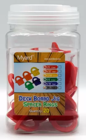 DJS3.2 MYARD Deck Board Jig Spacer Rings Pressure Pack