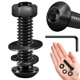 304N6-BLACK-1-4-20 MYWISH Bolt Head Socket Cap Screws Oxide