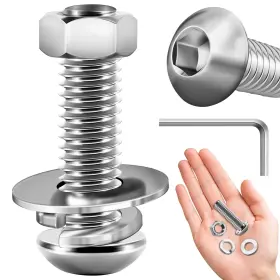 304N6-SILVER-3-8-16 MYWISH Steel Bolt Head Socket Kit
