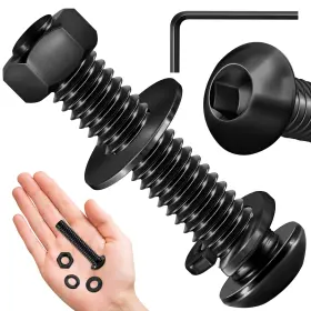 304N6-BLACK-1-4-20 MYWISH Bolt Head Socket Cap Screws Oxide
