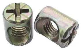 K590 NACX Barrel Nuts Cross Dowel Furniture Bed Crib