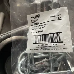 N222117 NATIONAL Steel Pipe Bolt Clamp