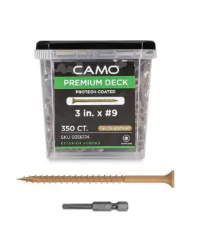 3IN-350CT NATIONAL NAIL Deck Screws Camo Protech Coated Bugle