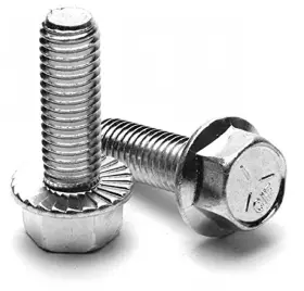 814863-100 NEWORT FASTENERS Serrated Hex Flange Screws Zinc