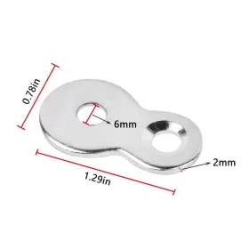 656699234921 NIDAYE Pack Figure Steel Desk Top Fastener Clip #3