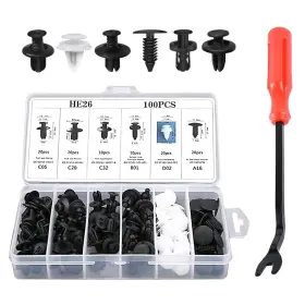 NOW5395 NOWKONT Car Bumper Fasteners Rivet Clips Kit