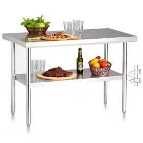 CWT2448 NUUK Steel Table Kitchen Food
