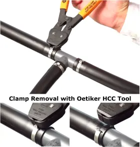 718725630609 OETIKER Steel Hose Clamp Double Ear Closed #3