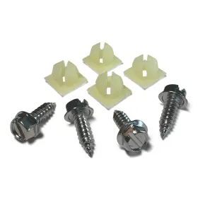 4-SI-CHROME OTTOSPEED License Plate Screw Fasteners Kit