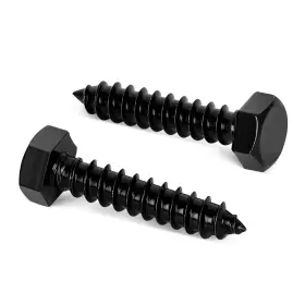 LSB-38X112-10 OUSCHR Steel Lag Screws Bolts Hex Head