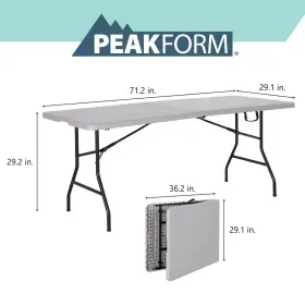 081483825991 PEAKFORM Centerfold Folding Table #2