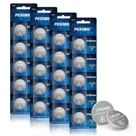 CR2450 PGSONIC Pack Lithium Coin Battery