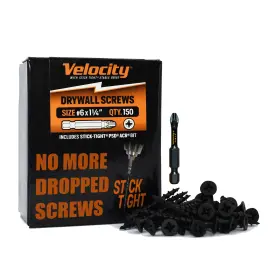 6X158DRY-S PHILLIPS Velocity Drywall Screws Phosphate Coated