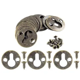 WQ210817-0005 PIUTOUYAR Round Keyhole Hangers Frame Shelf Me