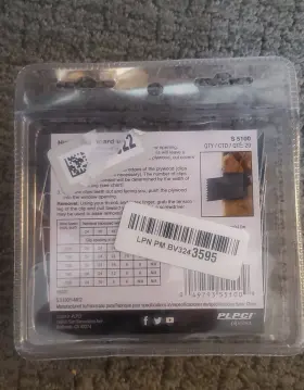 049793551009 PLPCI Hurricane Zinc Board Up Clips #2
