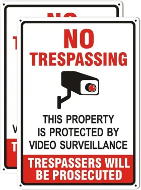 797439735169 POICRM Pack Private Property Trespassing Sign