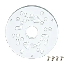 71381 POWERTEC Acrylic Router Base Plate Screws