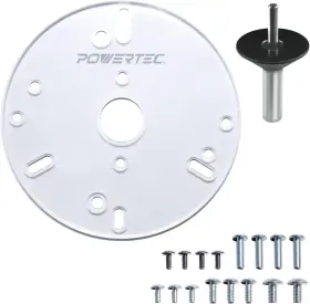 71881 POWERTEC Router Base Plate Centering Cone