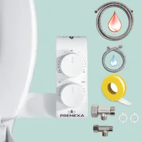 061057820008 PREMEXA Water Bidet Toilets Cleaning Dual Nozzle