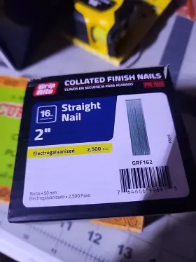 GRF162 PRIMESOURCE Grip Rite Gauge Straight Finish Nails